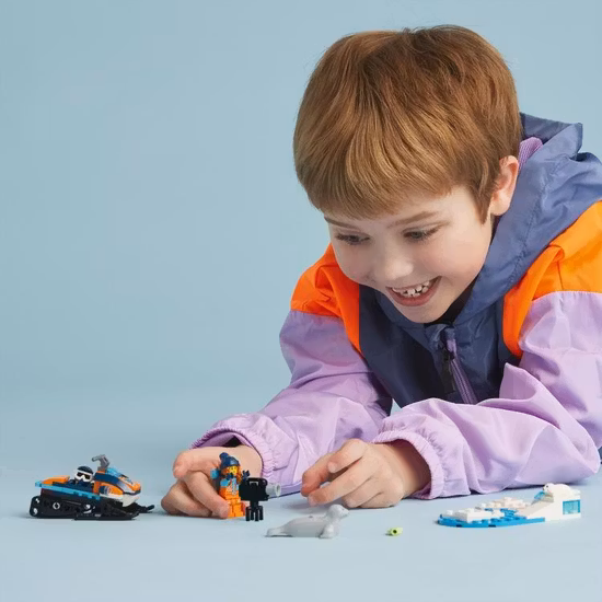 LEGO City 60376 Polarutforskare Och Snöskoter
