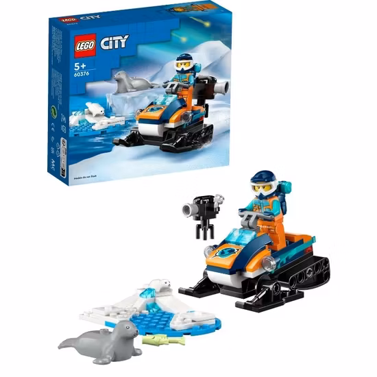 LEGO City 60376 Polarutforskare Och Snöskoter