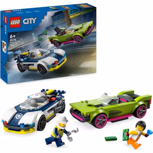 LEGO City 60415 Jakt Med Polisbil Och Muskelbil