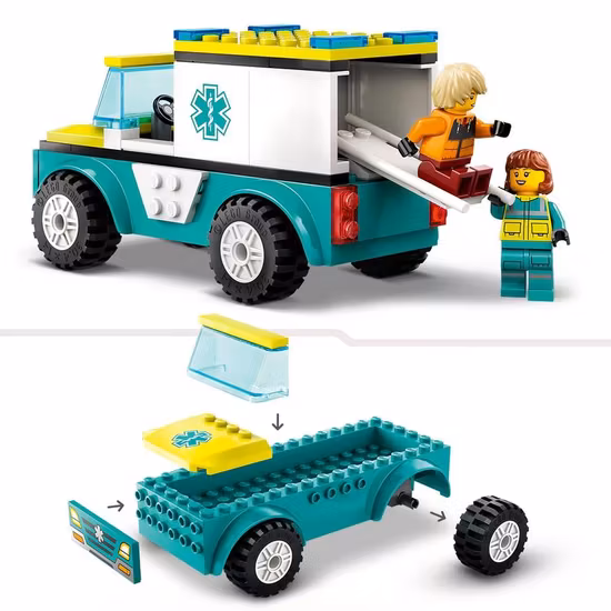LEGO City 60403 Ambulans och snowboardåkare