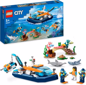 LEGO 60377 City Utforskare Och Dykarbåt