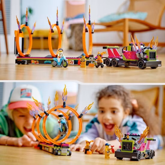 LEGO City Stuntz 60357 Stuntbil och eldringsutmaning