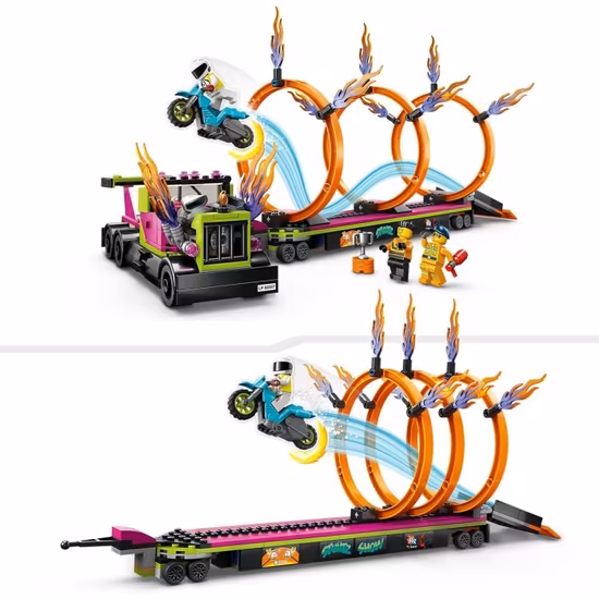 LEGO City Stuntz 60357 Stuntbil och eldringsutmaning