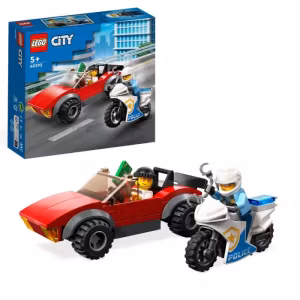 LEGO City Police 60392 Biljakt med polismotorcykel