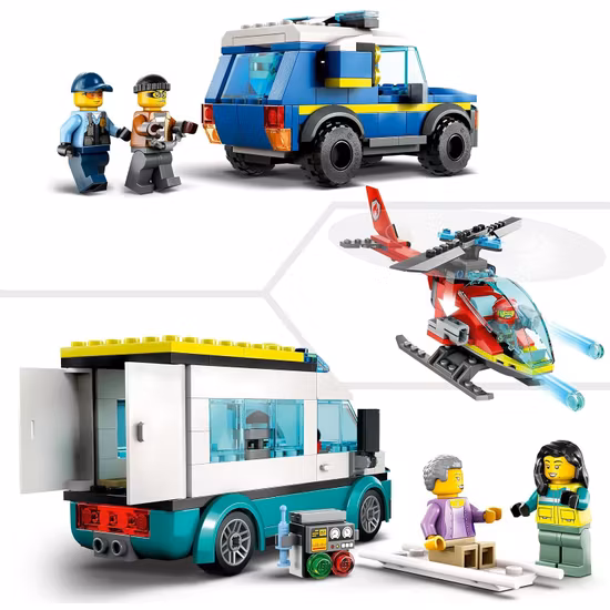 LEGO City Police 60371 Utryckningsfordonens högkvarter