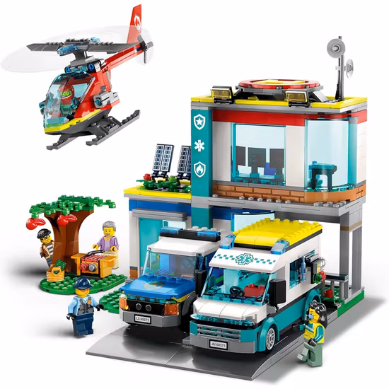 LEGO City Police 60371 Utryckningsfordonens högkvarter