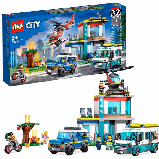 LEGO City Police 60371 Utryckningsfordonens högkvarter