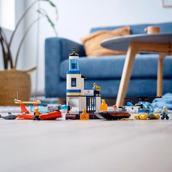 LEGO City 60308 polis och brandkår i kustinsatsen