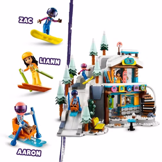 LEGO Friends 41756 Skidbacke Och Vinterkafé