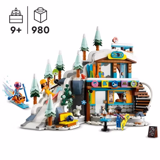 LEGO Friends 41756 Skidbacke Och Vinterkafé
