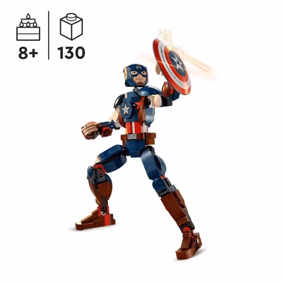 LEGO Super Heroes 76258 Marvel Captain America byggfigur