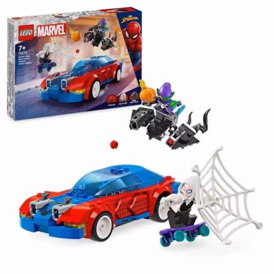 LEGO Super Heroes Marvel 76279 Spider-Mans racerbil & Venom Green Goblin