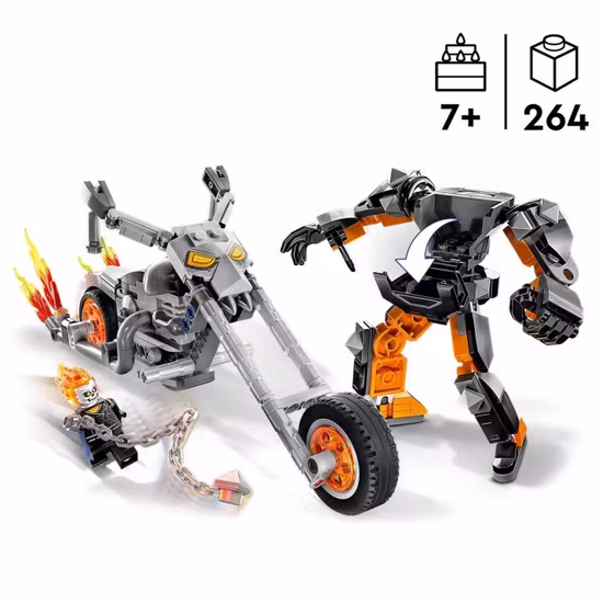 LEGO Super Heroes 76245 Ghost Rider robot och cykel