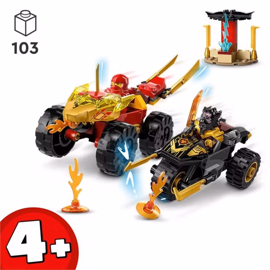 LEGO Ninjago 71789 Kais och Ras bil- och motorcykelstrid