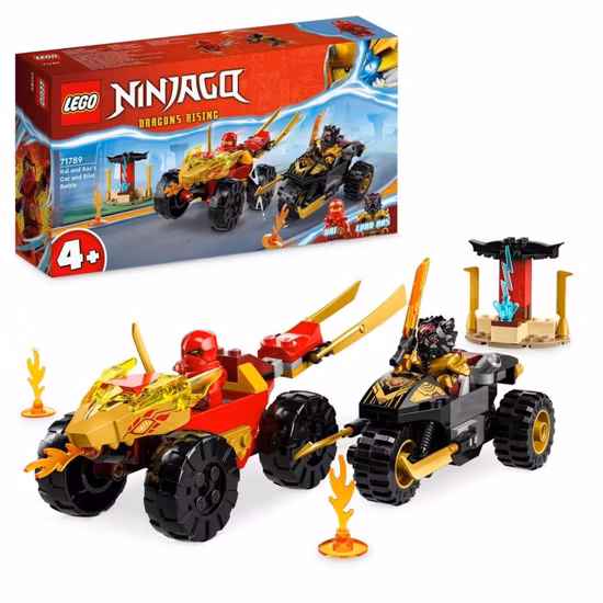 LEGO Ninjago 71789 Kais och Ras bil- och motorcykelstrid