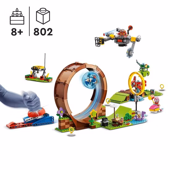 LEGO Sonic 76994 Sonics looputmaning i Green Hill Zone