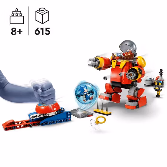 LEGO Sonic 76993 Sonic mot Dr. Eggmans dödsäggsrobot