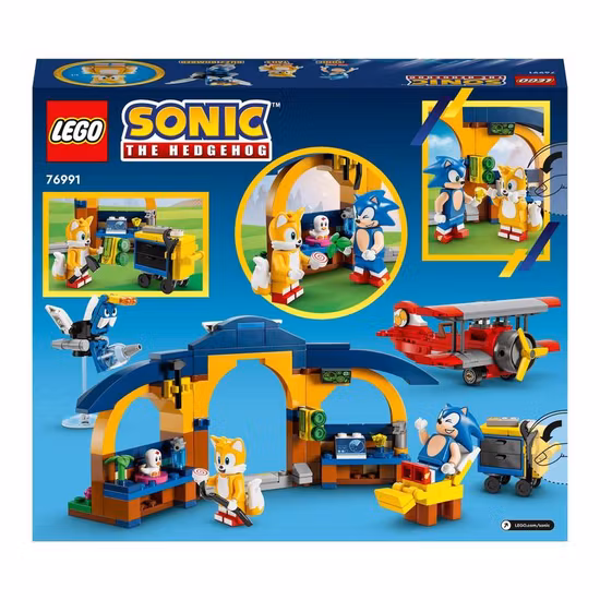 LEGO Sonic 76991 Tails verkstad och tornadoplan