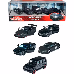 Majorette Black Edition 5-pack Bilar