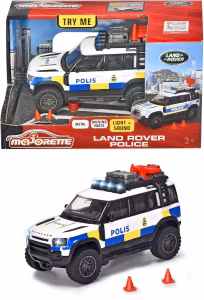 Majorette Grand Series Land Rover Svensk Polisbil
