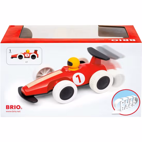 BRIO Stor Pull Back Racerbil 30308