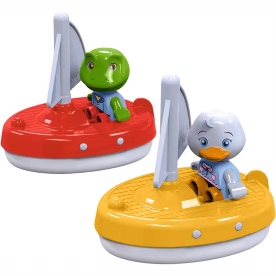 Aquaplay 2-Pack Segelbåtar Med Figurer