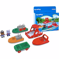 Aquaplay Båtset Med Figurer