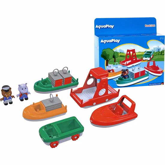 Aquaplay Båtset Med Figurer