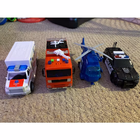 Joyin 4-Pack Räddningsfordon