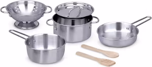 Melissa & Doug Köksset Stekpannor och Kastruller 8 delar