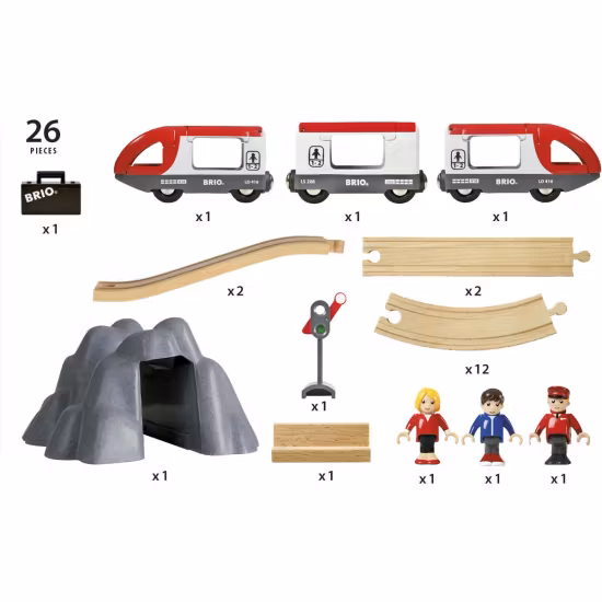 BRIO World 33773 Startset – Järnväg