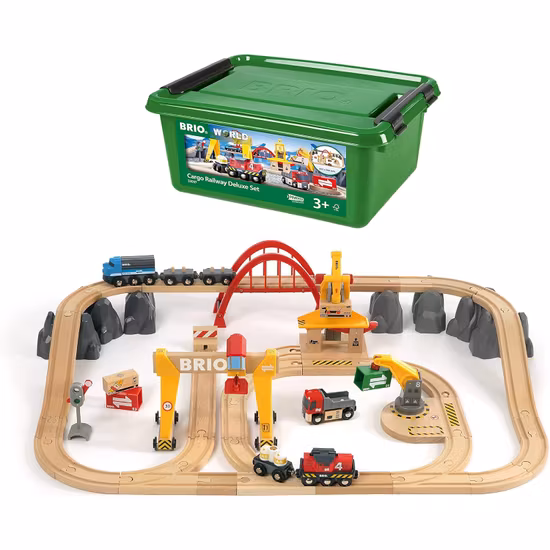 BRIO 33097 Frakt- och järnvägsset Deluxe