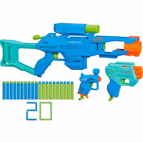 NERF Elite 2.0 Tactical Pack Blasters