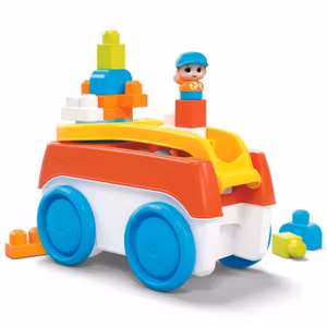 Mega Bloks Aktivitetsvagn Med Byggklossar