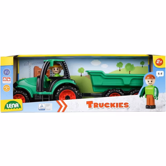 Lena Lastbilstraktor Med Släpvagn