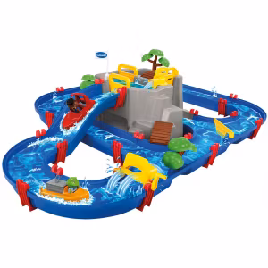 AquaPlay Mountain Lake Fyra Lekstationer Kanalsystem