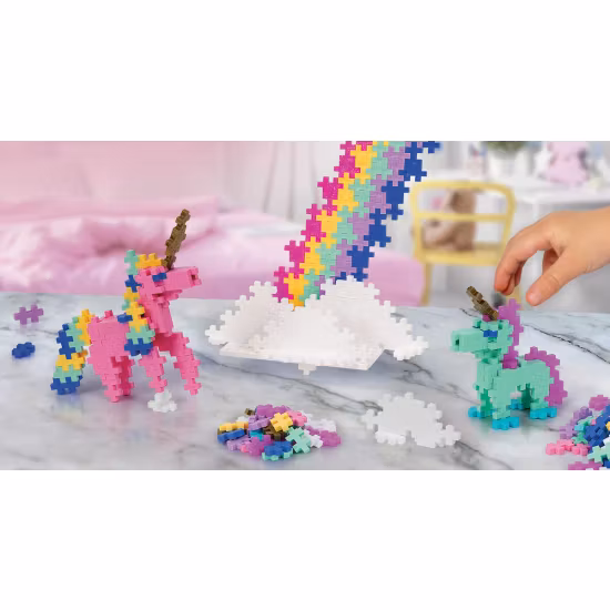 Plus-Plus Lär dig bygga Enhörningar