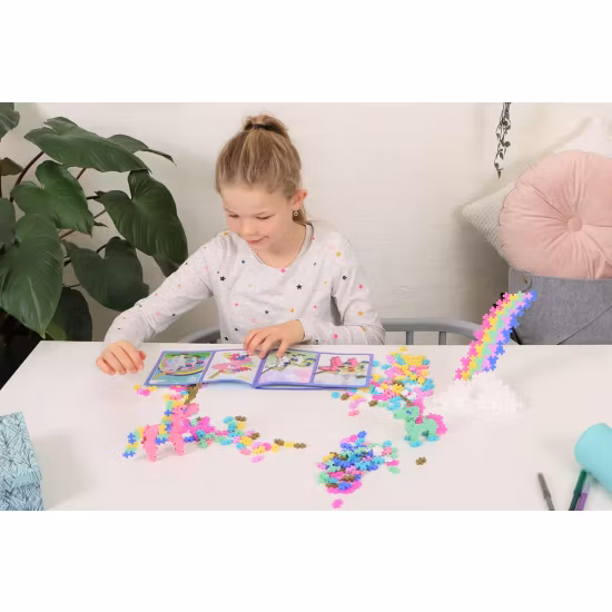 Plus-Plus Lär dig bygga Enhörningar