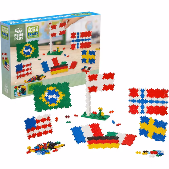 Plus Plus Learn To Build Flags 700 Bitar