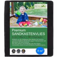 Sandlåda Presenning Svart