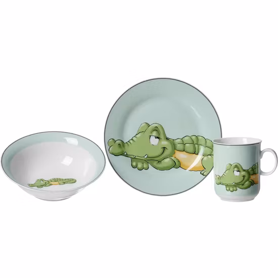 Ritzenhoff & Breker Barnservis I Porslin Krokodil