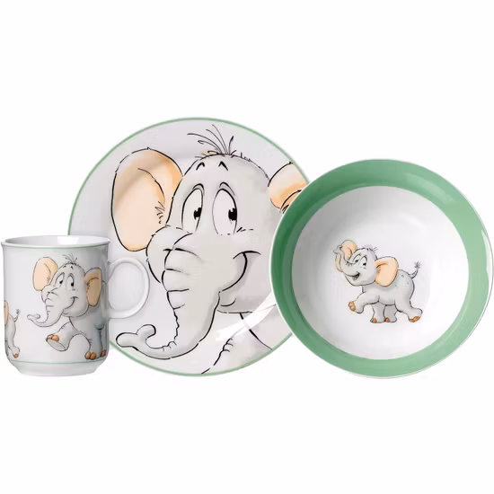 Ritzenhoff & Breker Barnservis I Porslin Elefant