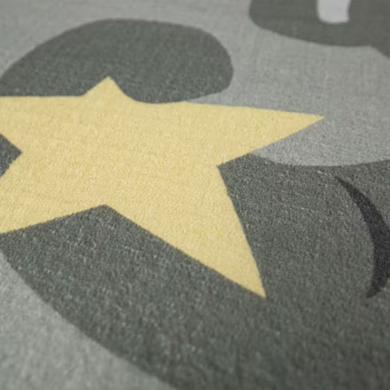 Paco Home Barnmatta Grey Animals