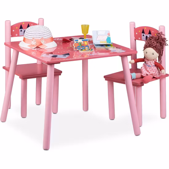 Relaxdays Barnstolsgrupp Princess