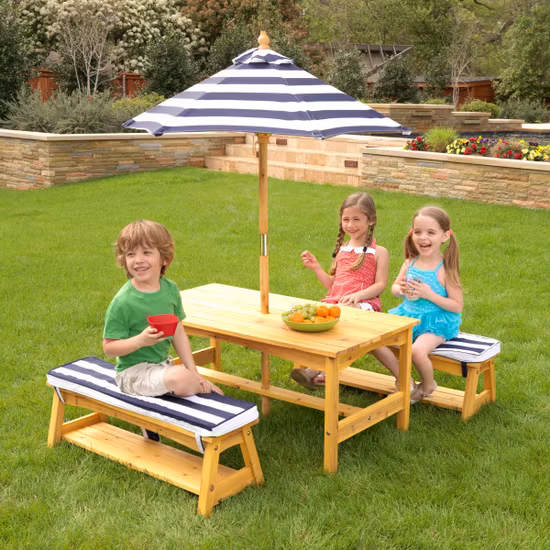 Kidkraft  Bord Bänk & Parasoll