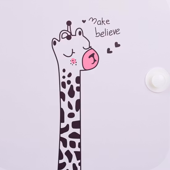 Relaxdays Garderob Rosa