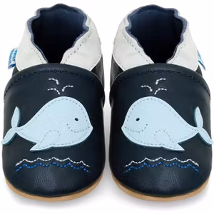 Juicy Bumbles Mjuka Lära-Gå Skor Blåval