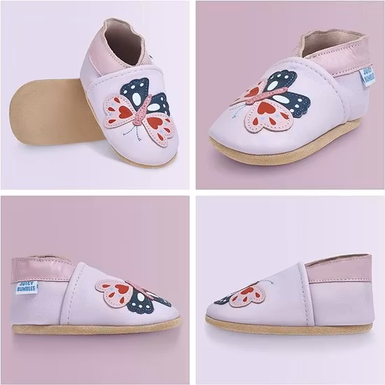 Juicy Bumbles Mjuka Lära-Gå Skor Fjäril