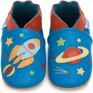 Juicy Bumbles Mjuka Lära-Gå Skor Rymden