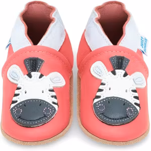 Juicy Bumbles Mjuka Lära-Gå Skor Zebra